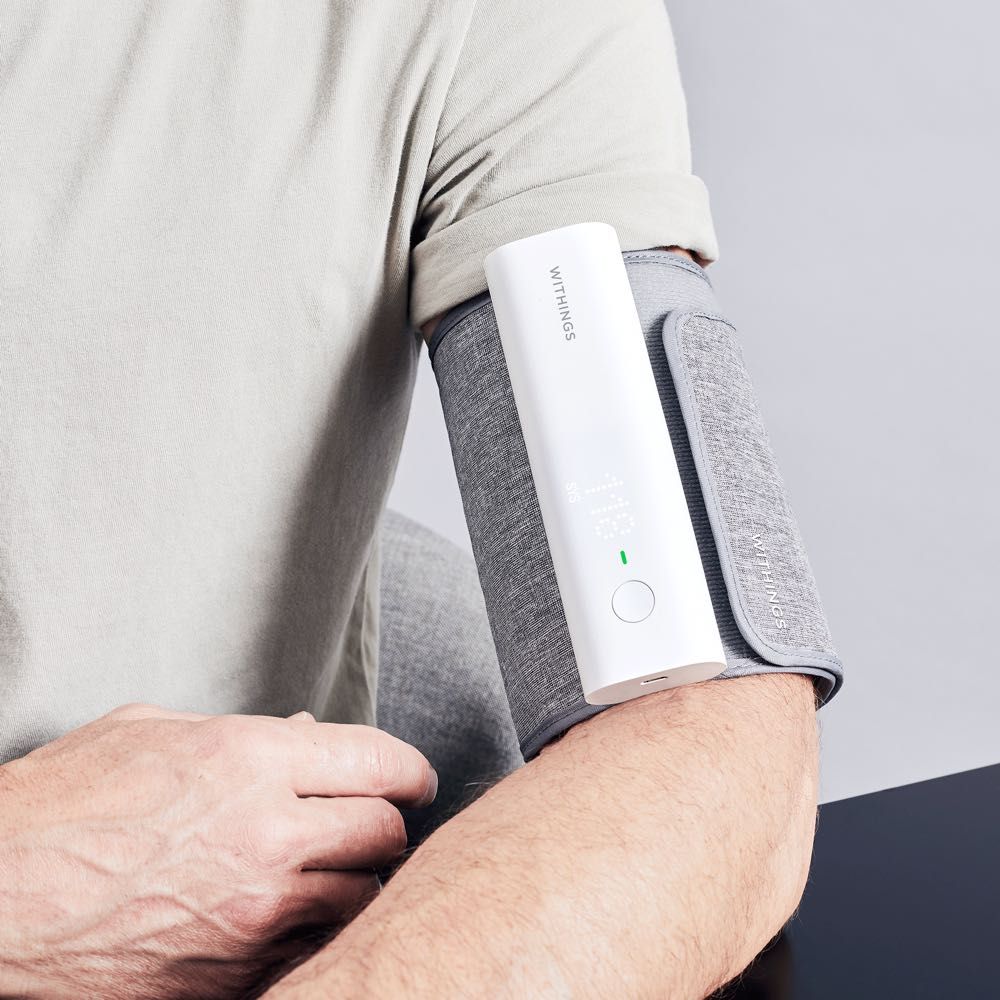 Withings BPM Connect - WiFi Smart Blood Pressure Monitor for Home Use | Accurate Digital BP Machine with App Tracking | Ideal for Health Monitoring & Fitness Enthusiasts