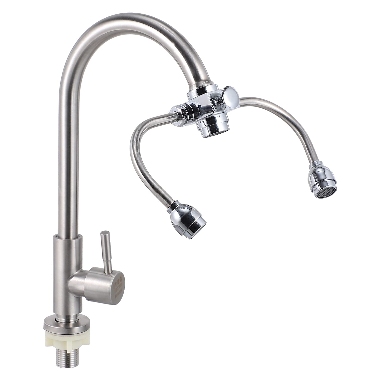 Emergency Eye Wash Station - Sink Mounted Eye Flush Faucet for Workplace Safety
