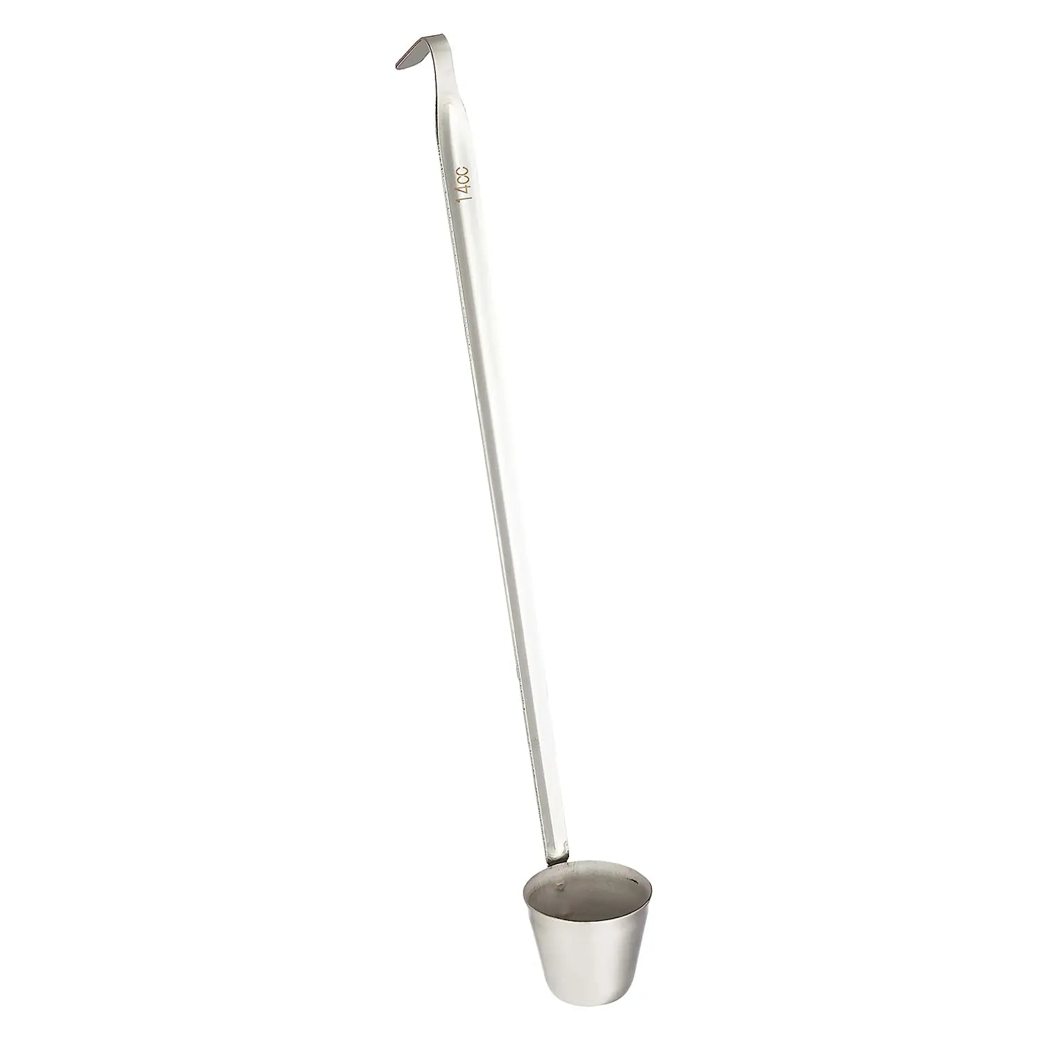Premium Ikeda Ecoclean Stainless Steel Syrup Ladle - 12 Inch Durable Kitchen Tool for Coffee, Tea, Cocktails & Dessert Serving - Dishwasher Safe