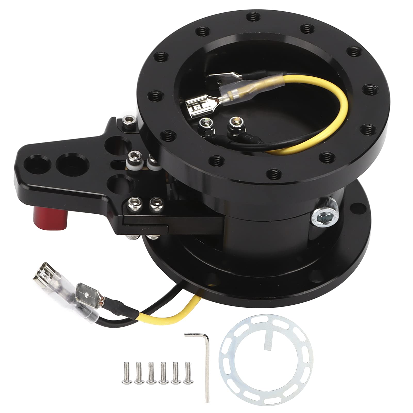 Universal Steering Wheel Hub Adapter Kit - Tilt & Flip Quick Release for Car Maintenance & Repair - Perfect for DIY Auto Projects & Racing Upgrades