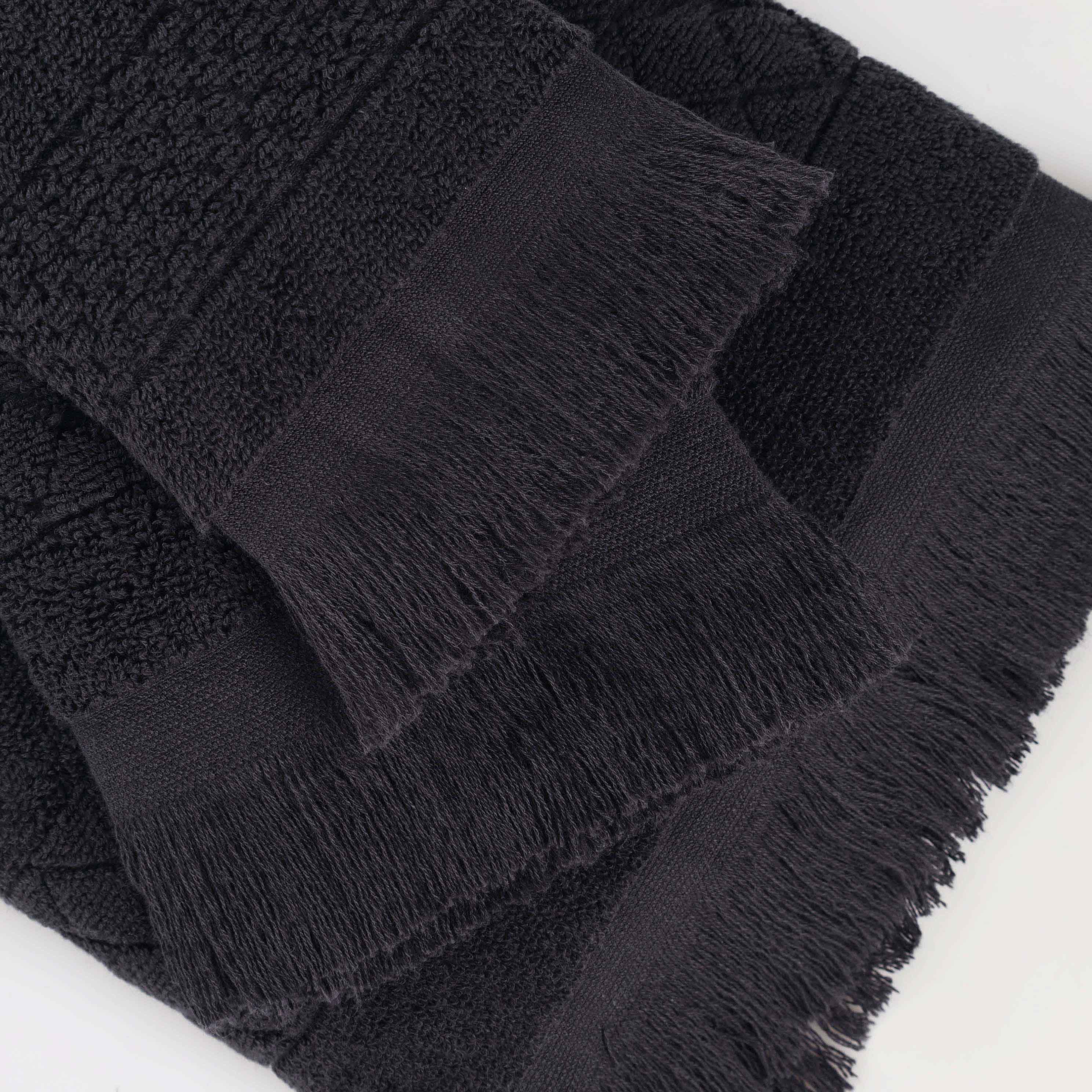Premium Rolla Cotton Geometric Jacquard Plush Absorbent Bath Towel Set of 2 - Ultra Soft & Quick Dry Bath Sheets for Spa, Hotel & Luxury Home Use