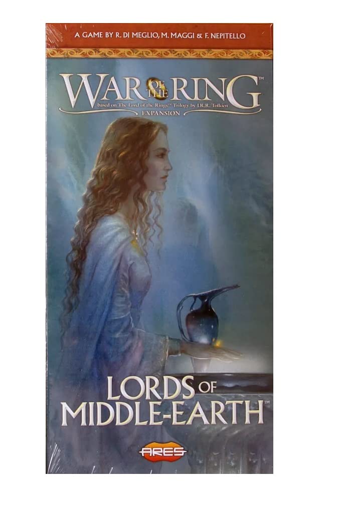 WOTR Lords of Middle Earth Board Game by Ares Games - Epic Strategy Game for Tolkien Fans | Perfect for Game Nights & Fantasy Adventures