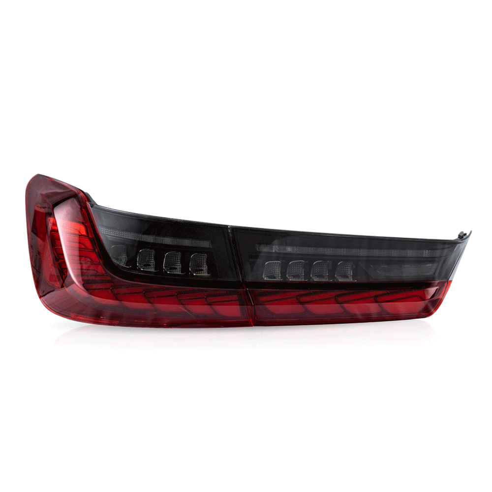 2018-2022 BMW 3 Series G20/G28/G80 LED Tail Lights Assembly with Sequential Turn Signals & Dynamic Welcome Light - Upgrade for Night Driving & Enhanced Visibility