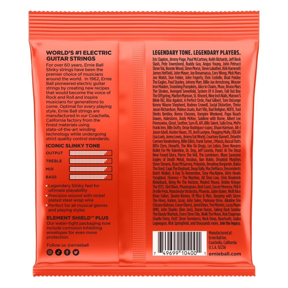 Ernie Ball 7-String Skinny Top Heavy Bottom Slinky Nickel Wound Electric Guitar Strings, 10-62 Gauge (P02615) - Perfect for Metal, Rock & Extended Range Playing