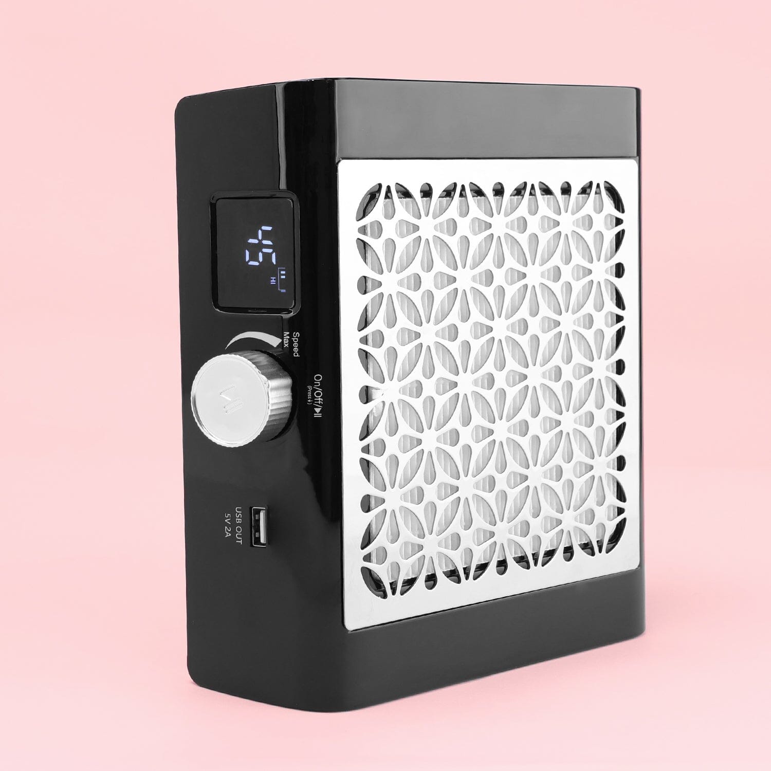 Rechargeable Brushless Pro Nail Dust Collector - Portable Manicure Vacuum for Nail Salon & Home Use, Quiet & Powerful Dust Extractor for Nail Art, Acrylics & Gel Polish Applications