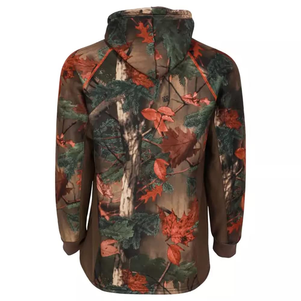 Big Bill BBH20 Men's Sherpa Lined Softshell Hoodie - Warm Winter Jacket with Fleece Lining for Outdoor Activities (Large, ILL) - Perfect for Hiking, Camping & Cold Weather Wear