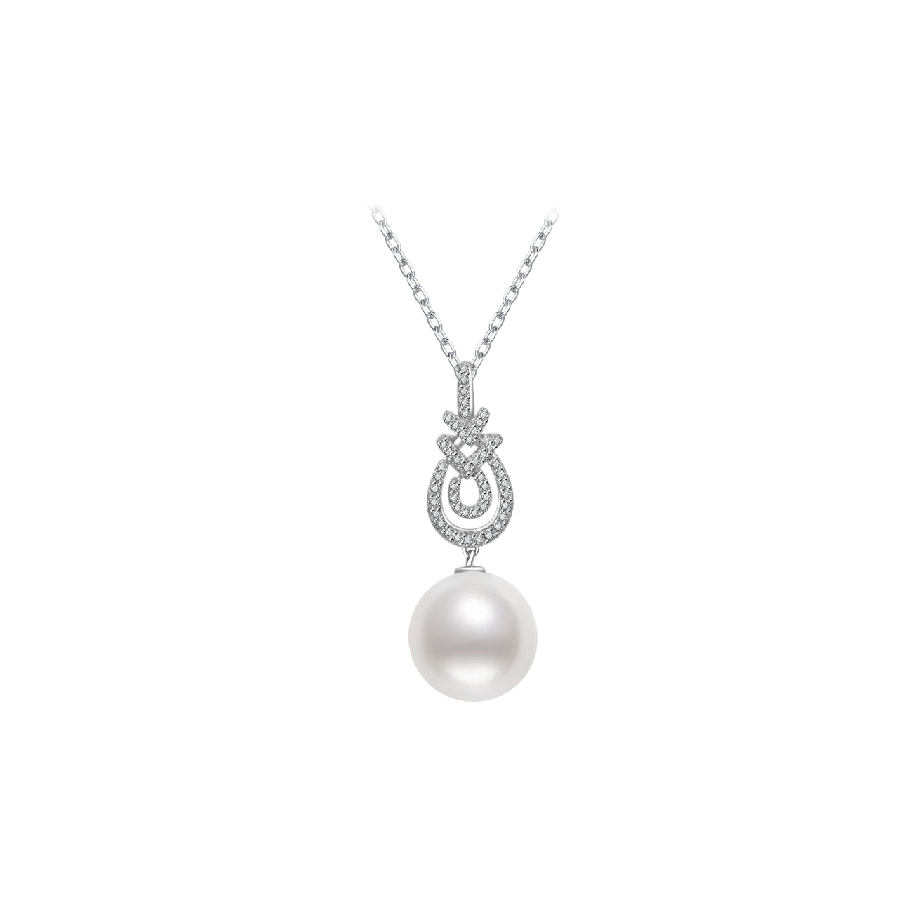18K Solid Gold Edison Pearl Necklace - Classic Elegant Jewelry for Women, Perfect for Weddings, Anniversaries & Special Occasions | KN00015