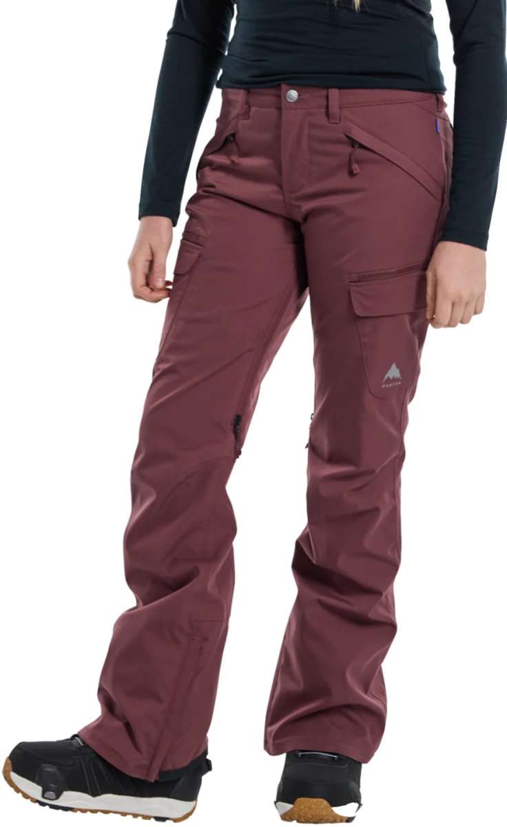 Burton Women's Gloria 2 Layer Stretch Snowboard Pants 2024 - Waterproof & Breathable Ski Pants for Winter Sports & Outdoor Activities