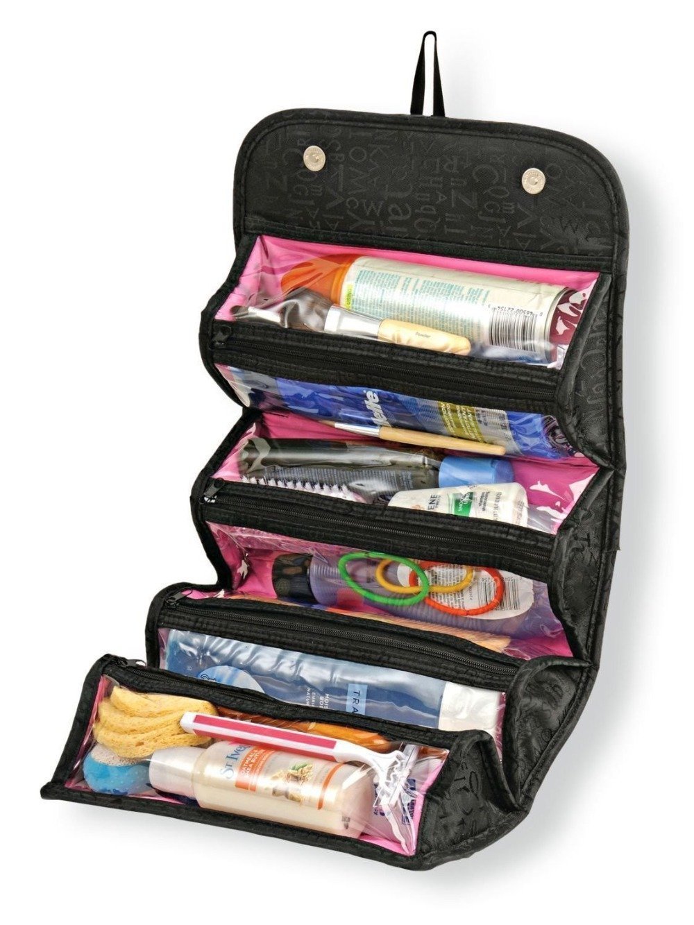 KHODIYAR Jewelry and Cosmetics Organizer - Portable Travel Storage Bag for Necklaces, Rings, Makeup Brushes | Perfect for Home, Travel, and Gift Giving