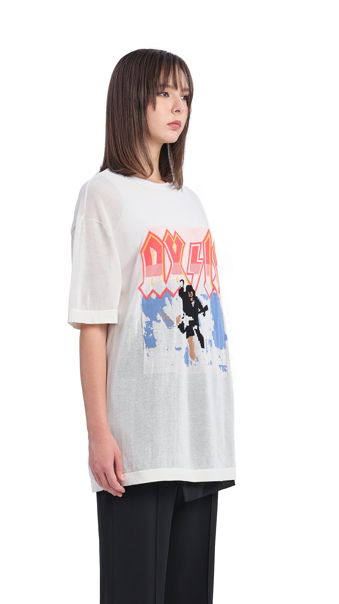 Soft Knitted Band Tee for Women - Comfortable Stretch Cotton T-Shirt for Casual Wear & Layering