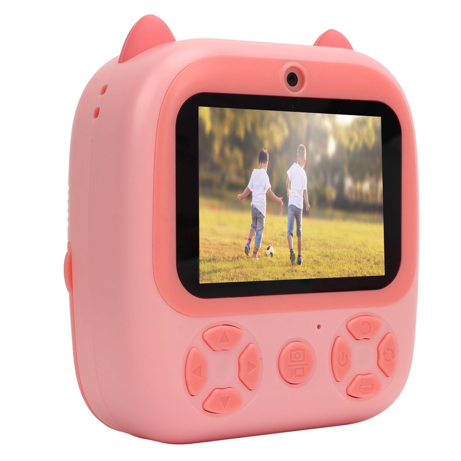 24MP Kids Instant Print Digital Camera - Pink Selfie Camera for Children with Video Recording | Perfect for Birthday Gifts, Travel Memories & School Activities