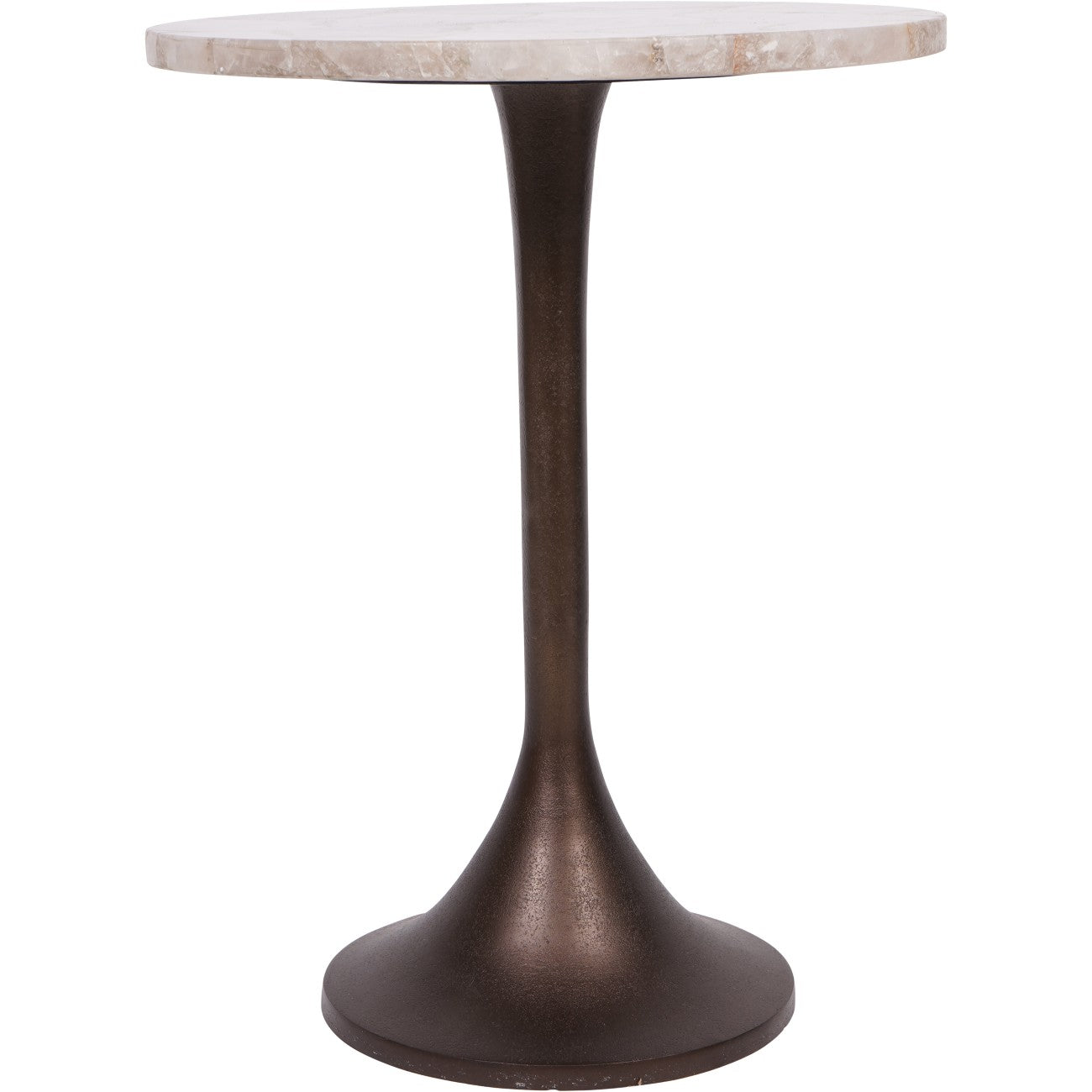 Bosworth Smokey Quartz Side Table - 16.5