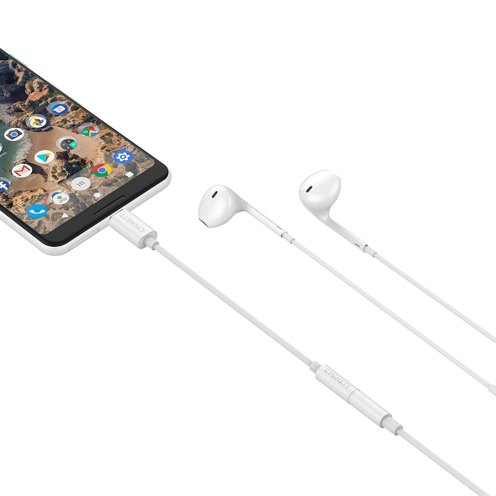 USB C to 3.5mm Audio Adapter, Type C to Headphone Jack Converter for iPhone 15, Samsung Galaxy, iPad Pro - Perfect for Music, Gaming & Calls