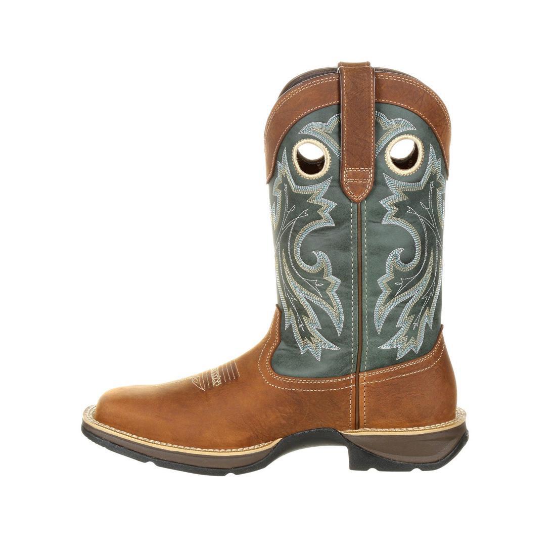Rebel Pull On Western Boots - Saddlehorn & Clover Design - Comfortable Cowboy Boots for Men & Women | Perfect for Rodeo, Country Dancing & Western Fashion