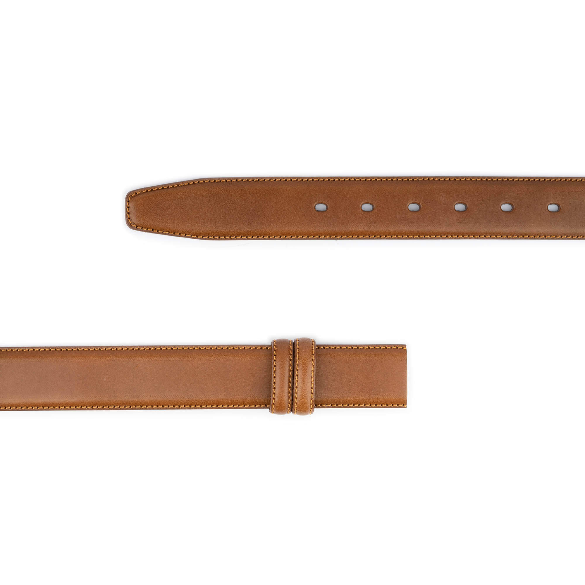 Genuine Brown Leather Belt Strap for Cartier Buckle Replacement - Men's Dress & Casual Wear Accessory for Office, Wedding & Everyday Use
