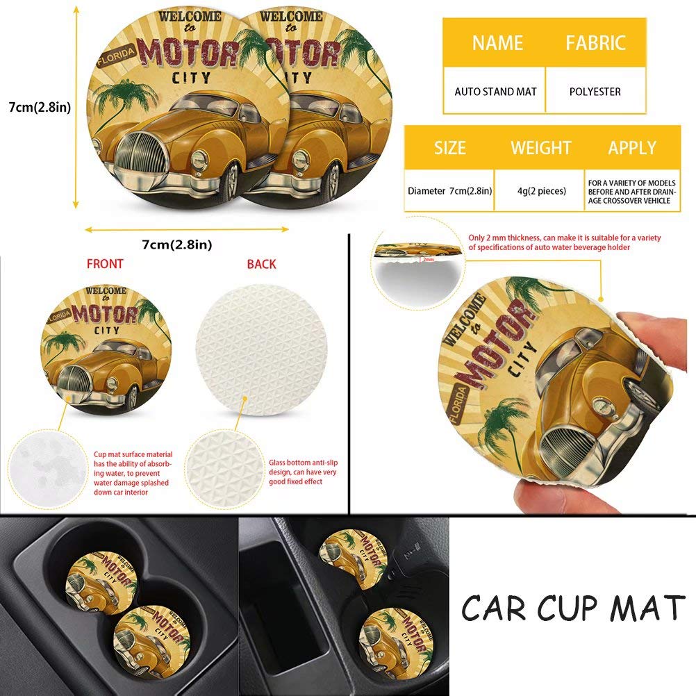 Starry Galaxy Car Accessories Set 11pcs - Steering Wheel & Seat Covers - Perfect for Men & Women Gift