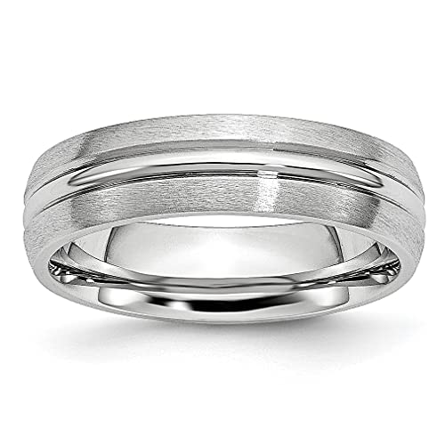 ICE CARATS 6mm Cobalt Wedding Band Ring for Men - Durable & Hypoallergenic Mens Jewelry - Perfect Gift for Dad, Husband, Boyfriend - Ideal for Weddings, Anniversaries, Engagements & Everyday Wear