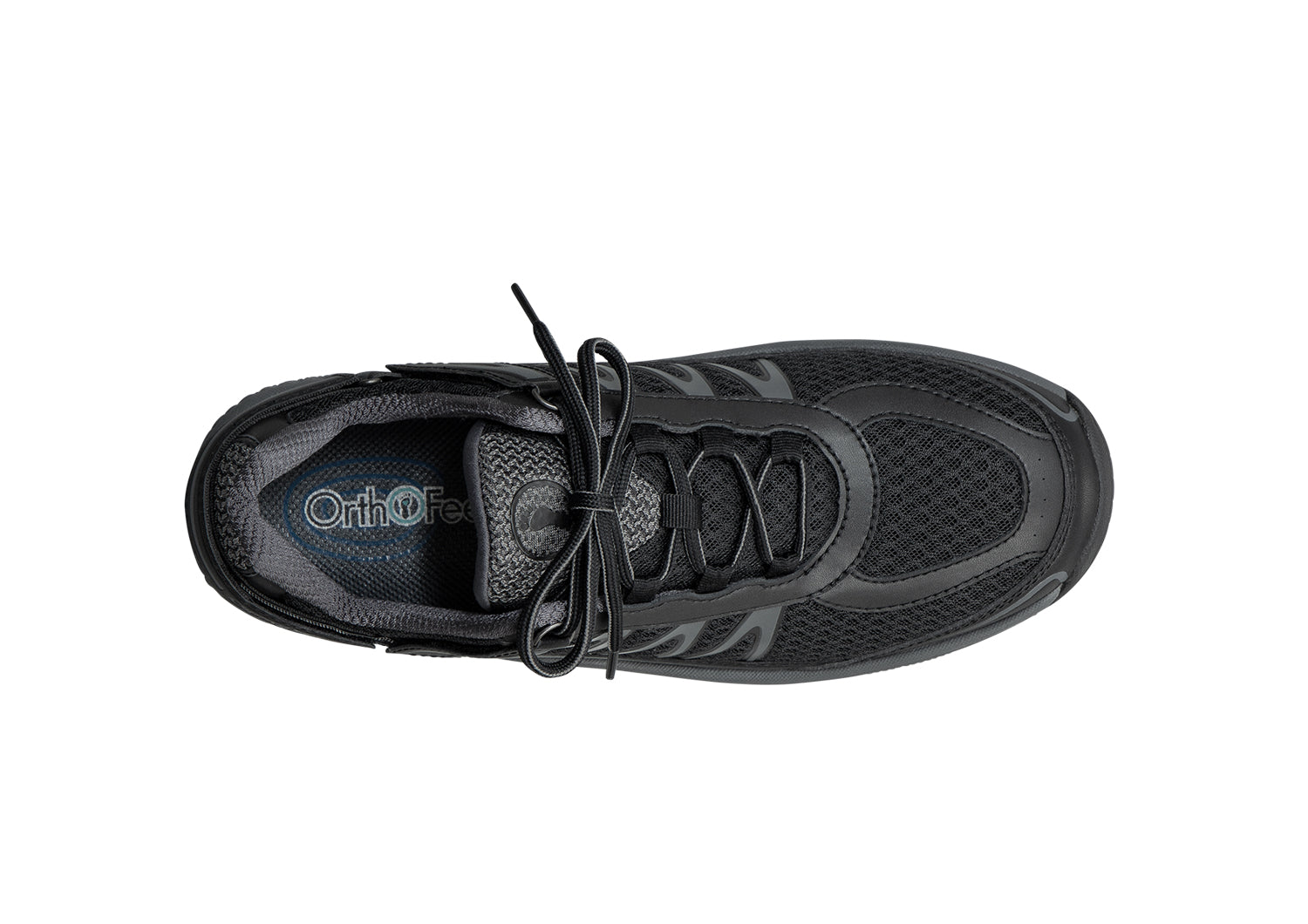 Sprint Tie Less Black - Comfortable No-Tie Shoelaces for Running, Walking & Everyday Use