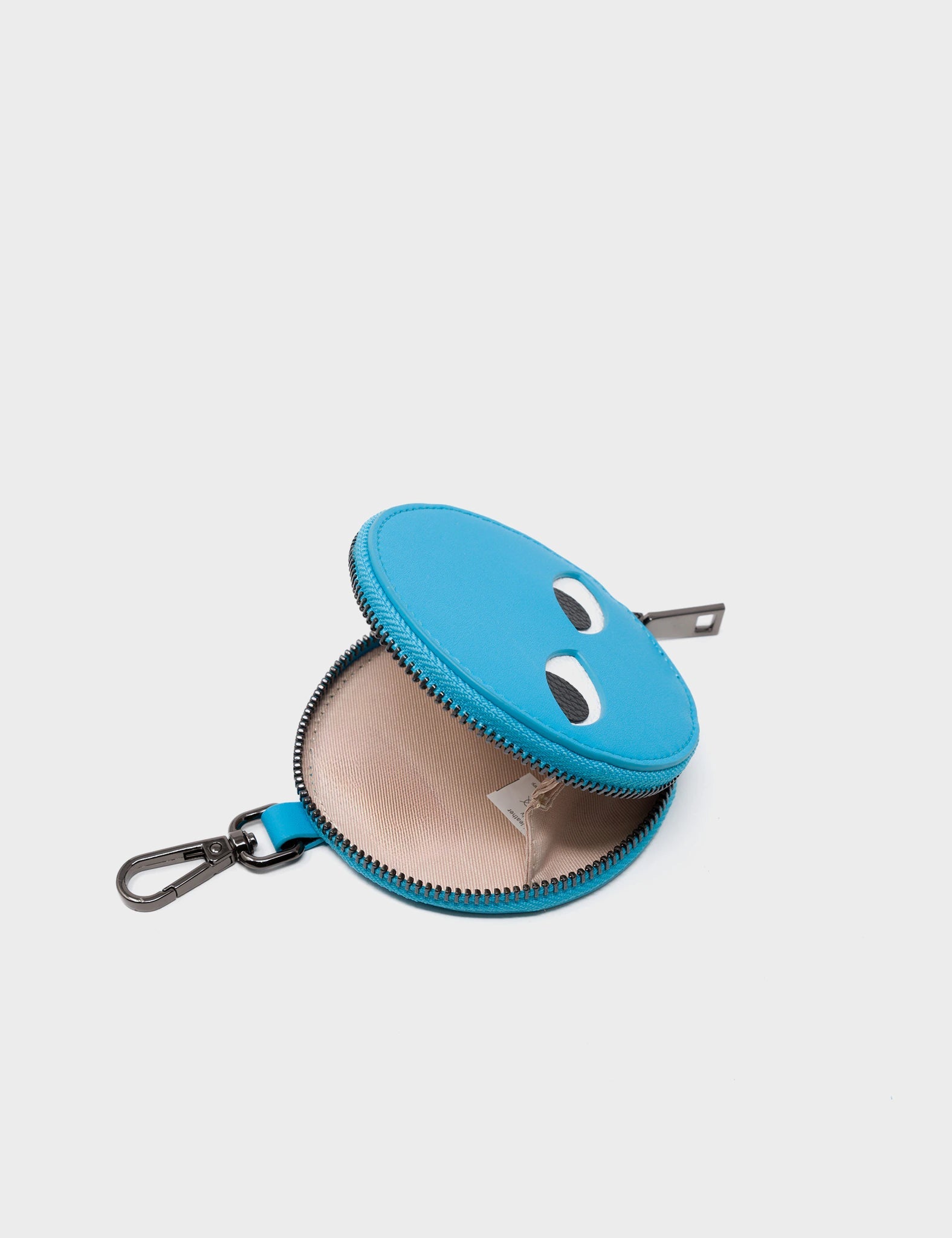 Dottie Blue Leather Pouch Charm - Stylish Keychain Accessory for Women | Perfect for Keys, Gift Giving & Everyday Carry