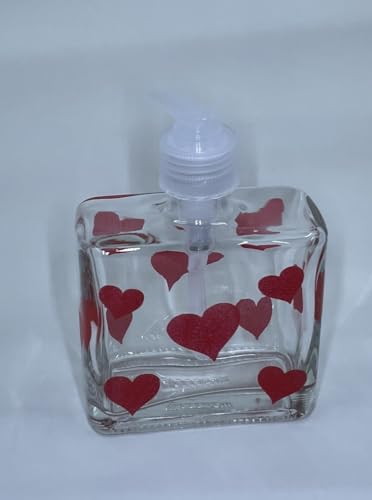 Valentine's Day Heart-Shaped Soap Dispenser - Gold Aluminum Collar Pump for Bathroom, Kitchen Sink & Vanity - Romantic Gift for Couples & Home Decor