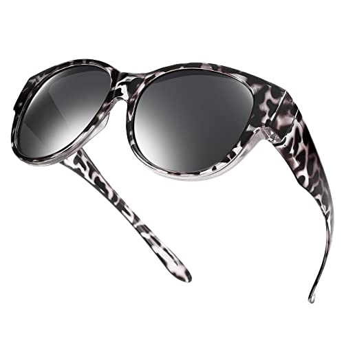 Sg01-grey Leopard-black/Non-mirrored