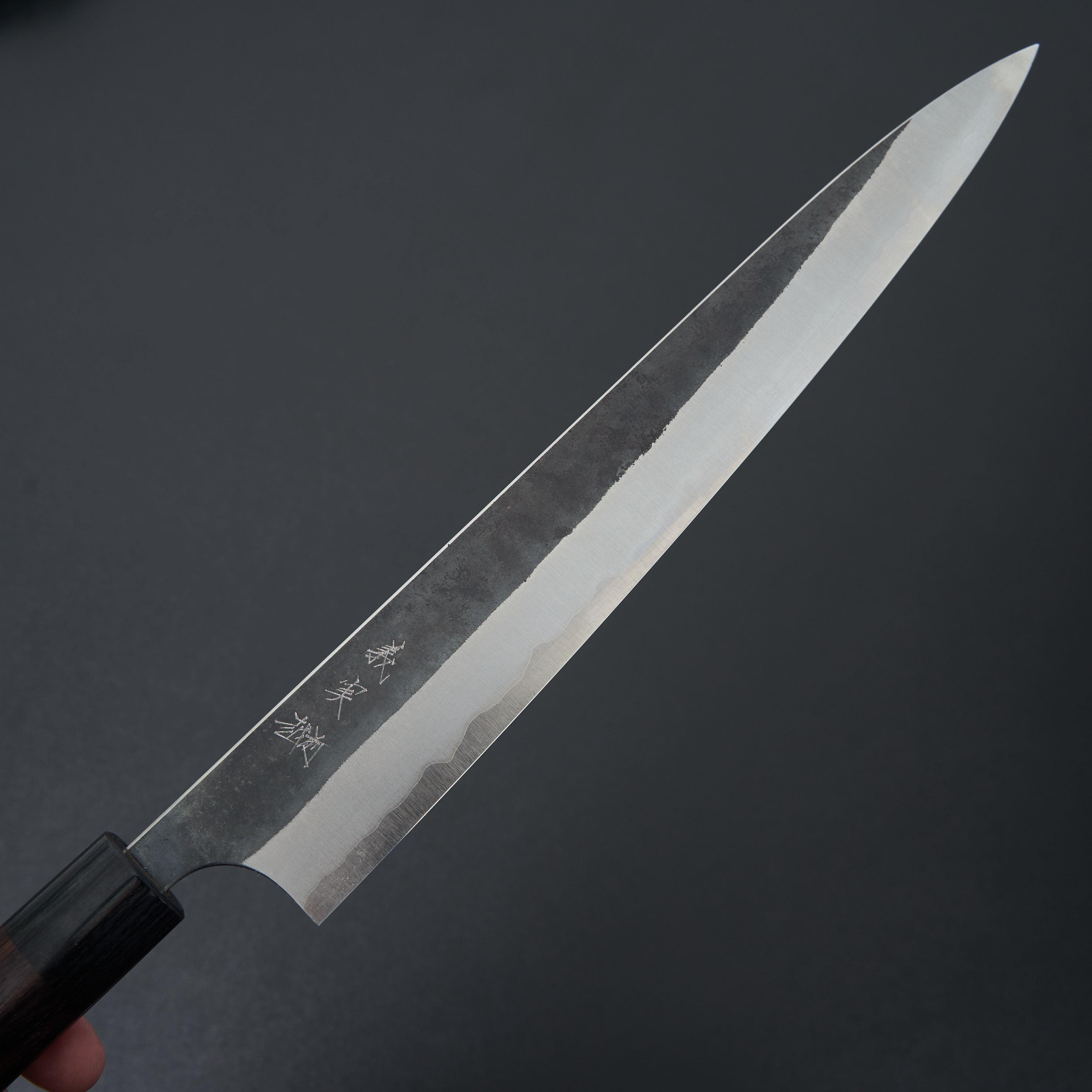 Premium Kato AS Kurouchi Sujihiki 270mm Japanese Slicing Knife - High Carbon Steel Blade for Sushi, Sashimi & Meat Cutting - Perfect for Chefs & Home Cooks