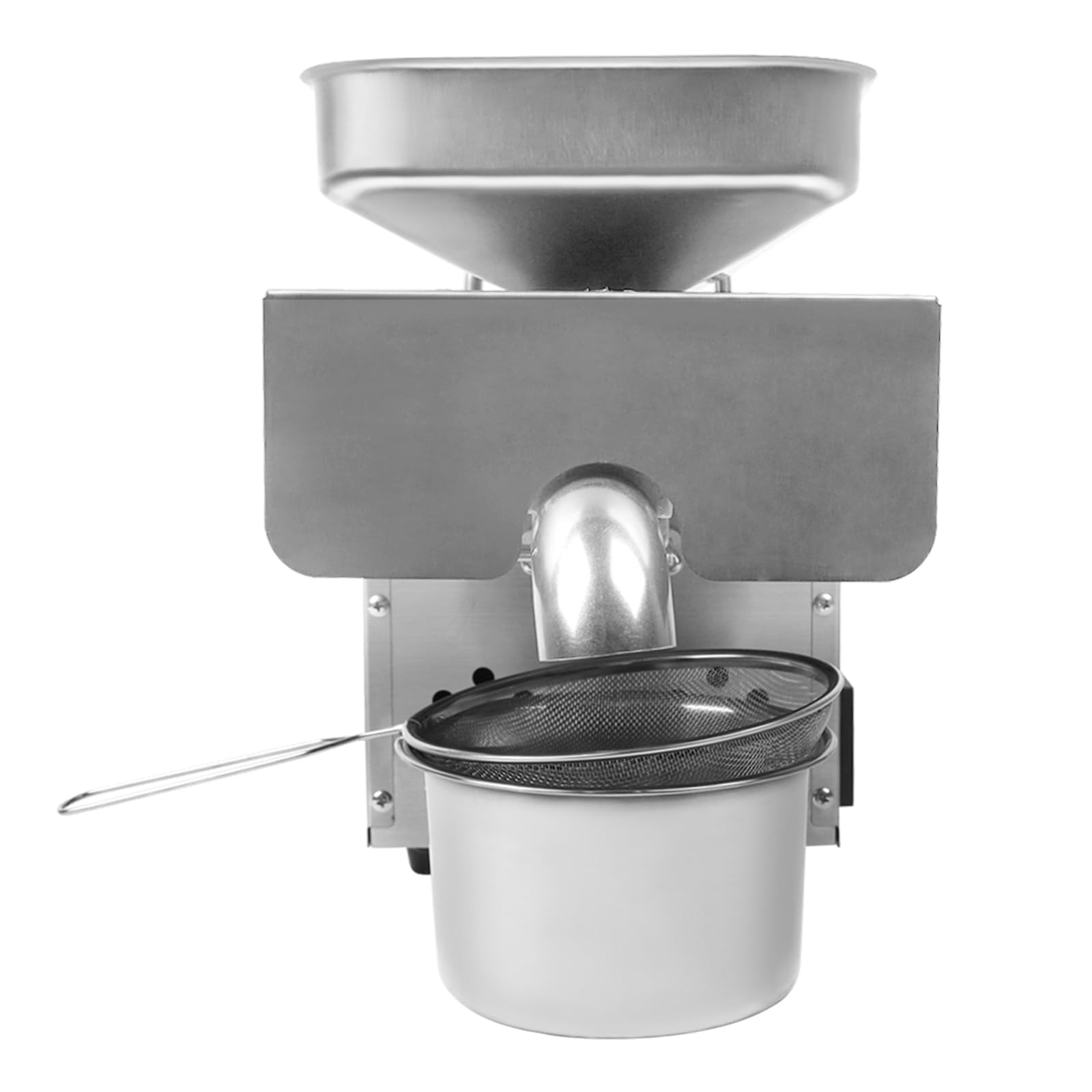 110V Automatic Oil Press Machine - Commercial & Household Cold/Hot Oil Extractor with Intelligent Temperature Control - Stainless Steel Nut Seed Oil Press for Walnut, Flaxseed, Almond, Rapeseed & Sesame - Perfect for Home Kitchen, Farm Use & Small Business Production