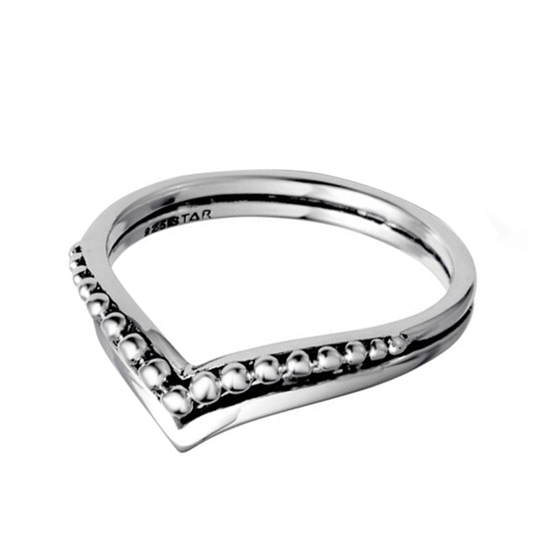 Elegant Beaded Crest Ring for Women - Vintage Inspired Jewelry with Intricate Detailing - Perfect for Weddings, Parties, and Special Occasions