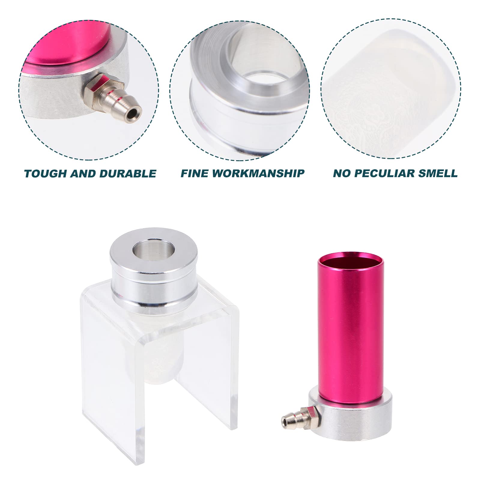 Lurrose DIY Lipstick Mold Set - 4pcs Silicone Lip Balm Molds with Bracket for Home Cosmetics Crafting