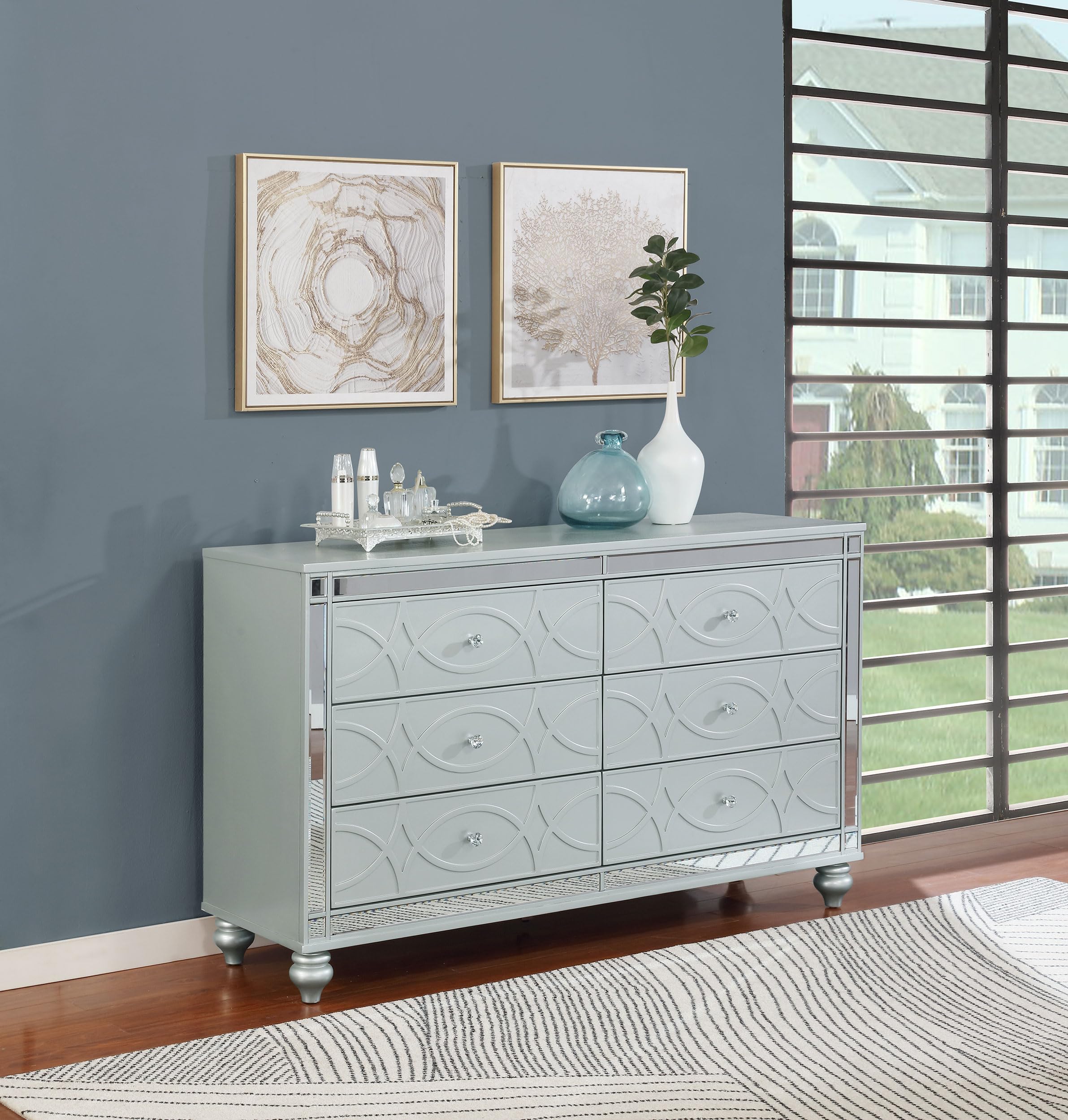 Modern 6-Drawer Dresser - 62