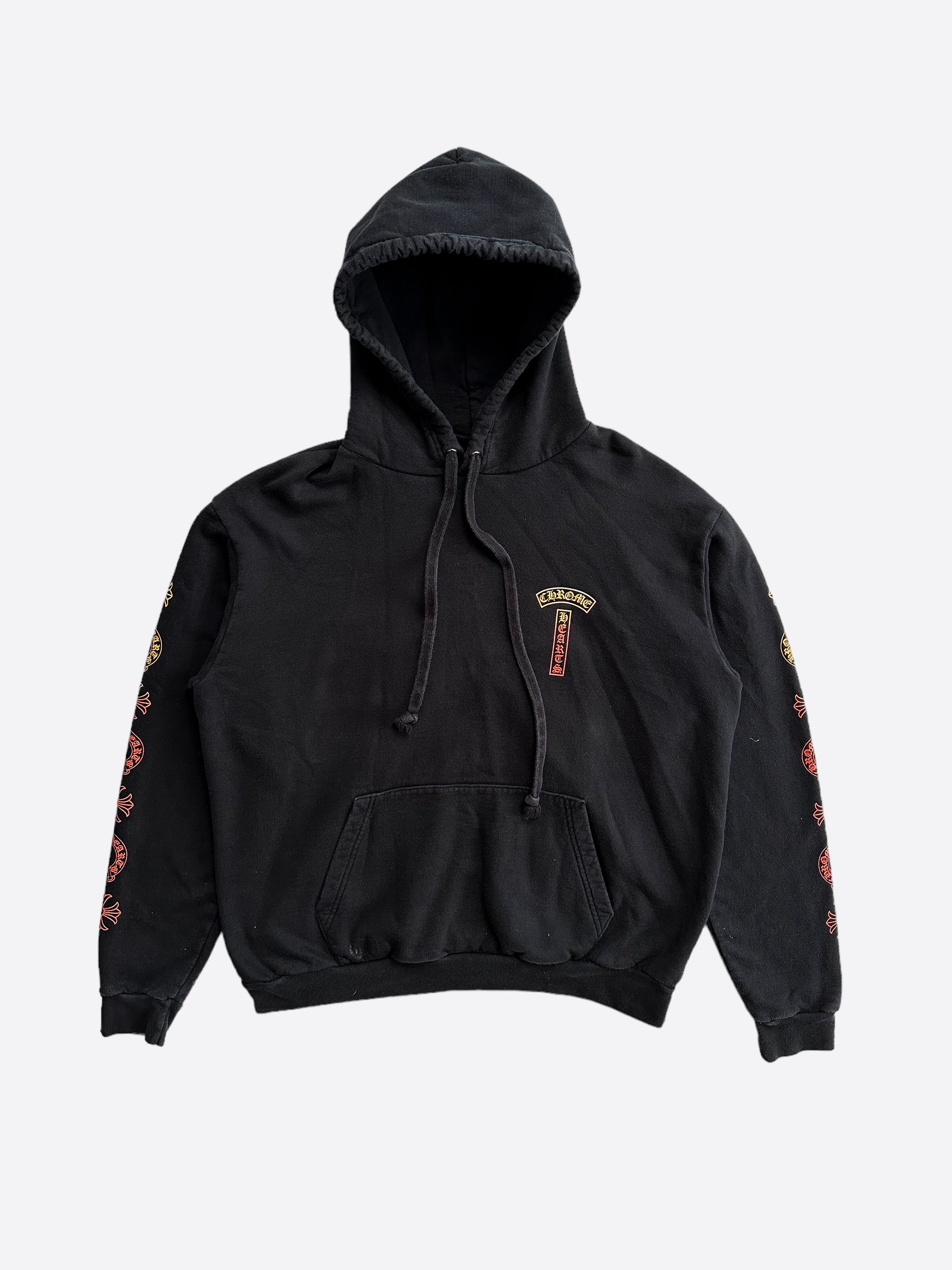 Chrome Hearts Black Sunset Gradient T Bar Hoodie - Stylish Pullover for Men & Women | Perfect for Casual Wear, Street Fashion & Layering