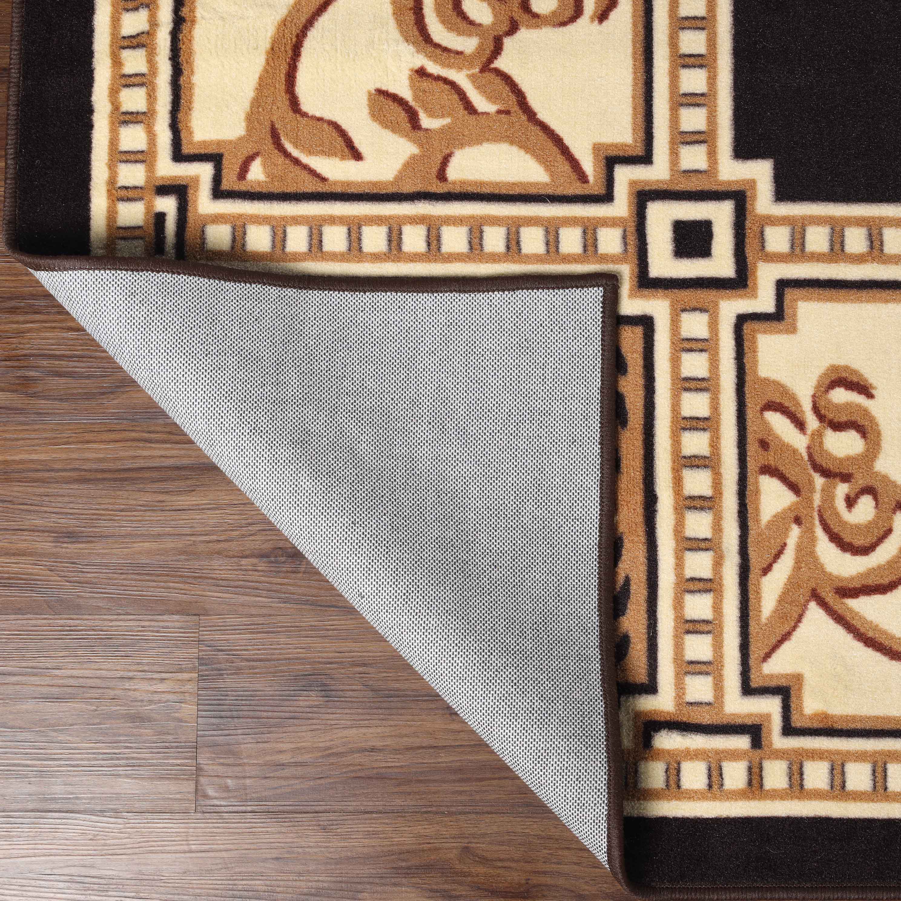 Large Medallion Modern Bohemian Indoor Area Rug or Runner - Perfect for Living Room, Bedroom & Boho Home Decor