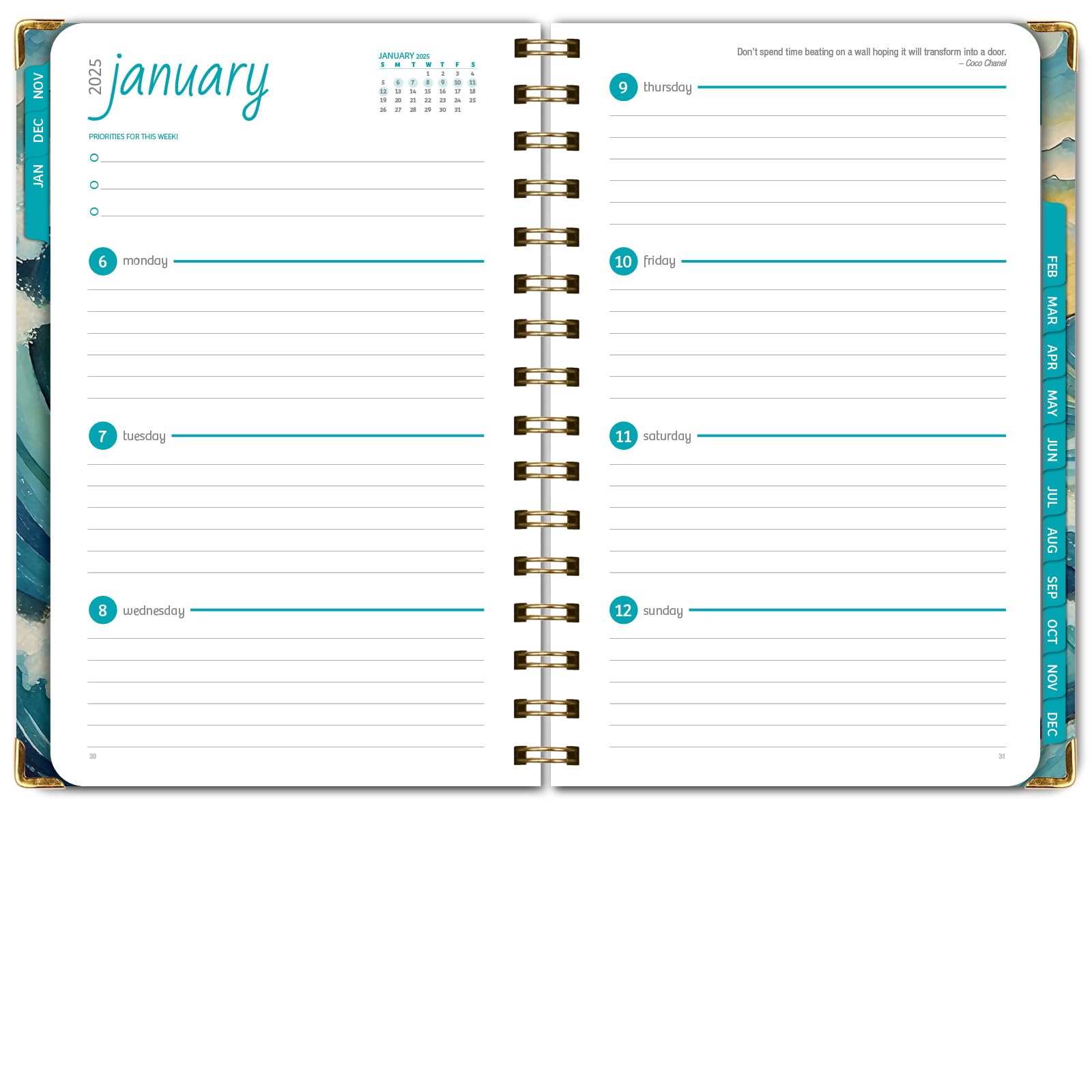 2025 Hardcover Planner 5.5