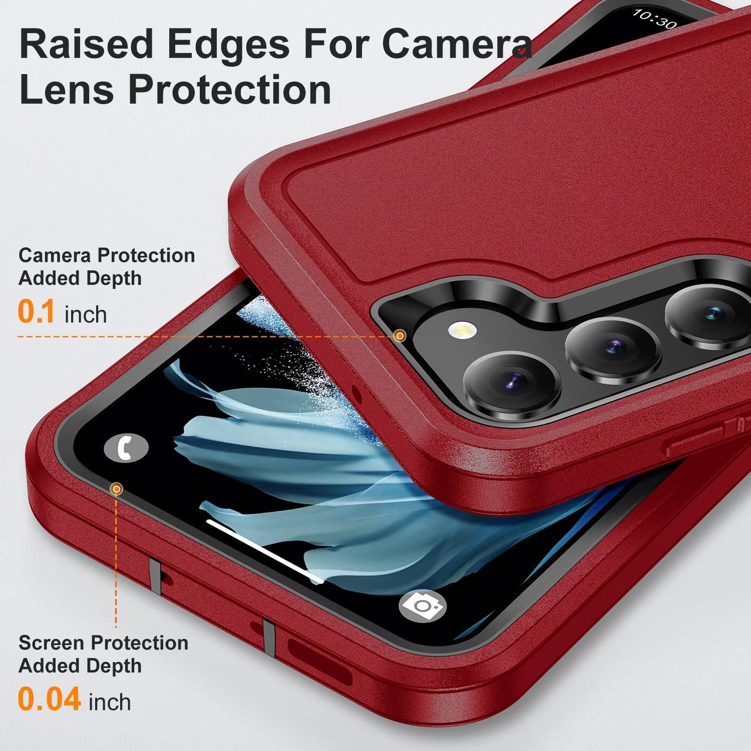 Samsung Galaxy S24 Plus Shockproof Case with Kickstand - Anti-Dust, Military-Grade Protection for Outdoor & Active Lifestyle