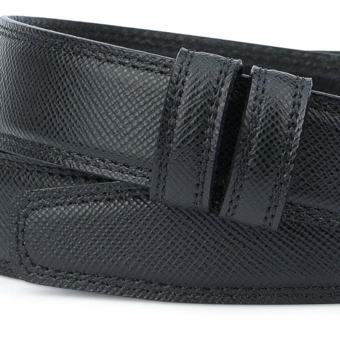 Genuine Saffiano Leather Replacement Belt Strap for Ferragamo - 35mm Men's Dress Belt - Perfect for Office, Business Attire & Formal Occasions