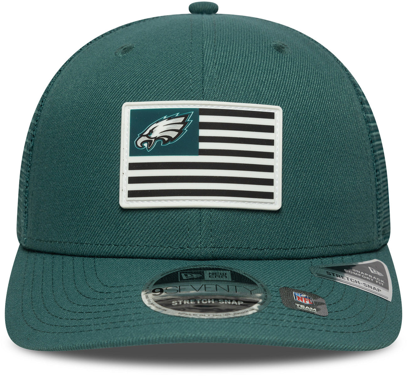 Philadelphia Eagles New Era 9Seventy Stretch Snapback NFL Team Cap - Official NFL Licensed Hat for Football Games & Fan Gear Collection