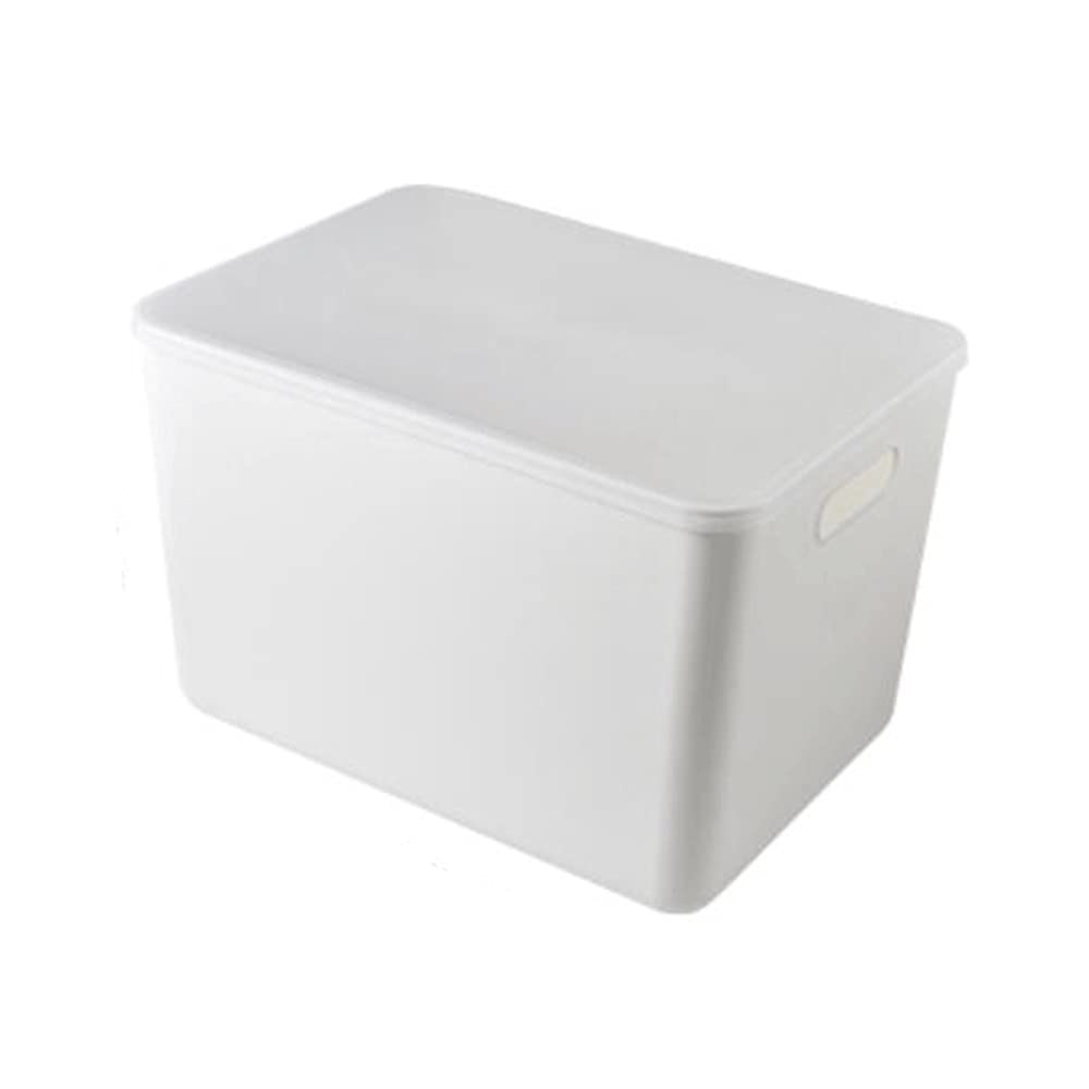 WOCOYO Plastic Storage Box with Lid - Waterproof & Moisture-Proof Organizer for Wardrobe, Kitchen, Snacks & Clothes | Household Storage Solution for Home, Office & Travel