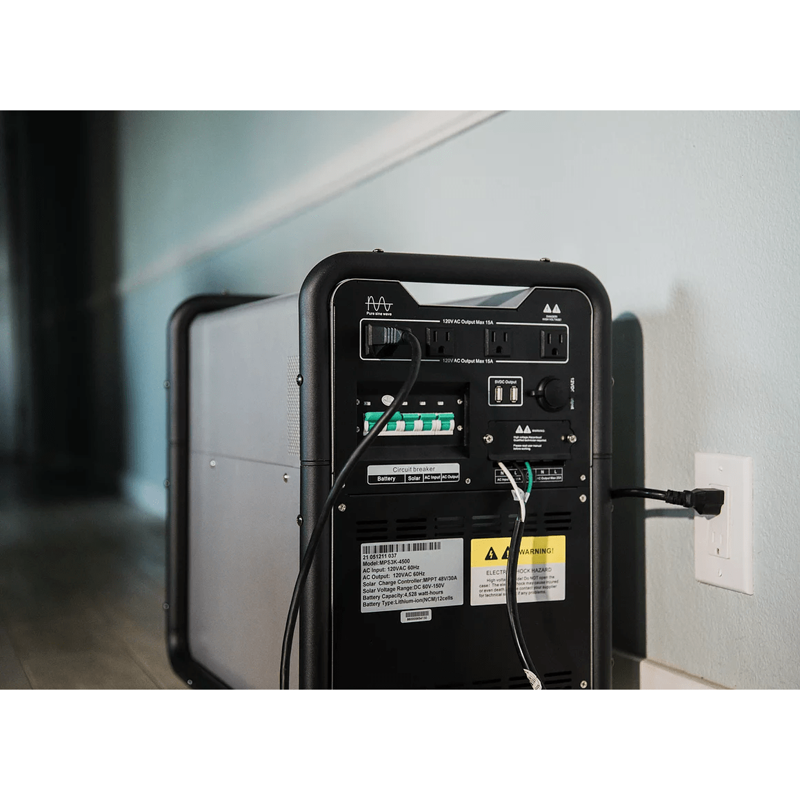 Hysolis MPS 4500Wh 3000W Portable Solar Generator - Lithium Battery Power Station for Camping, RV Trips & Emergency Backup Power