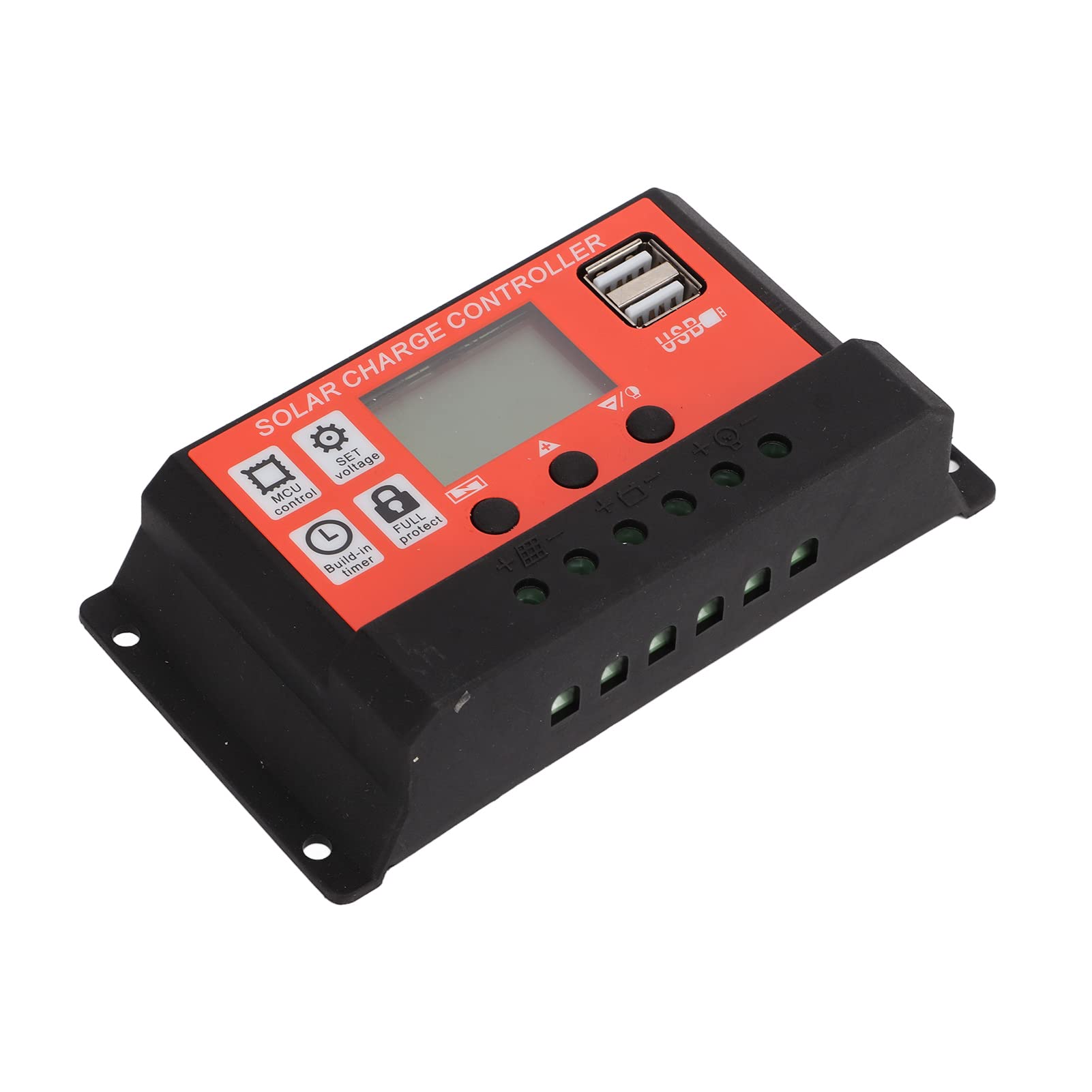 PWM Solar Charge Controller with Dual USB for Home & Business Use