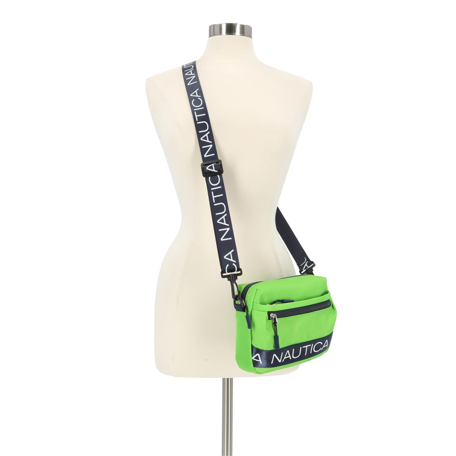 Nautica Adjustable Nylon Crossbody Bag & Belt Bag for Men & Women - Perfect for Travel, Gym, Running & Everyday Use