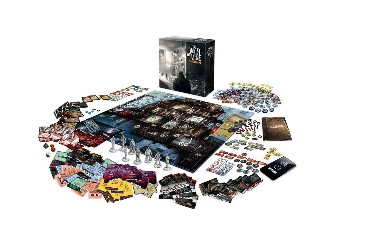 This War of Mine: The Board Game by Ares Games - Survival Strategy Game for Adults, Post-Apocalyptic Tabletop Experience - Perfect for Game Nights and War-Themed Events