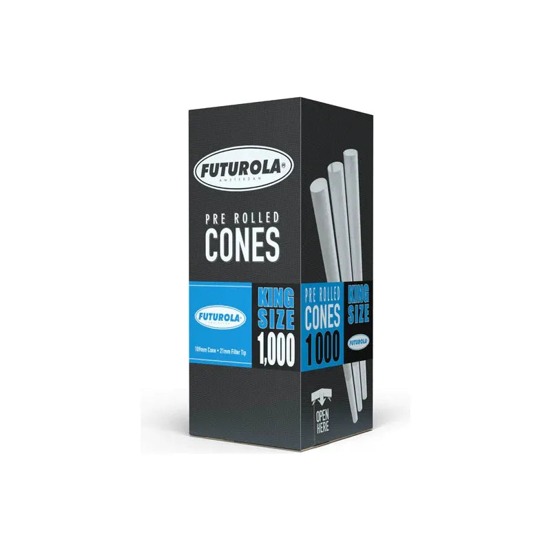 Futurola King Size 109/21 Pre Rolled Cones - Premium Rolling Papers for Smooth Smoking Experience | Perfect for Herbal Blends & Tobacco | Great for Parties, Camping & Relaxation