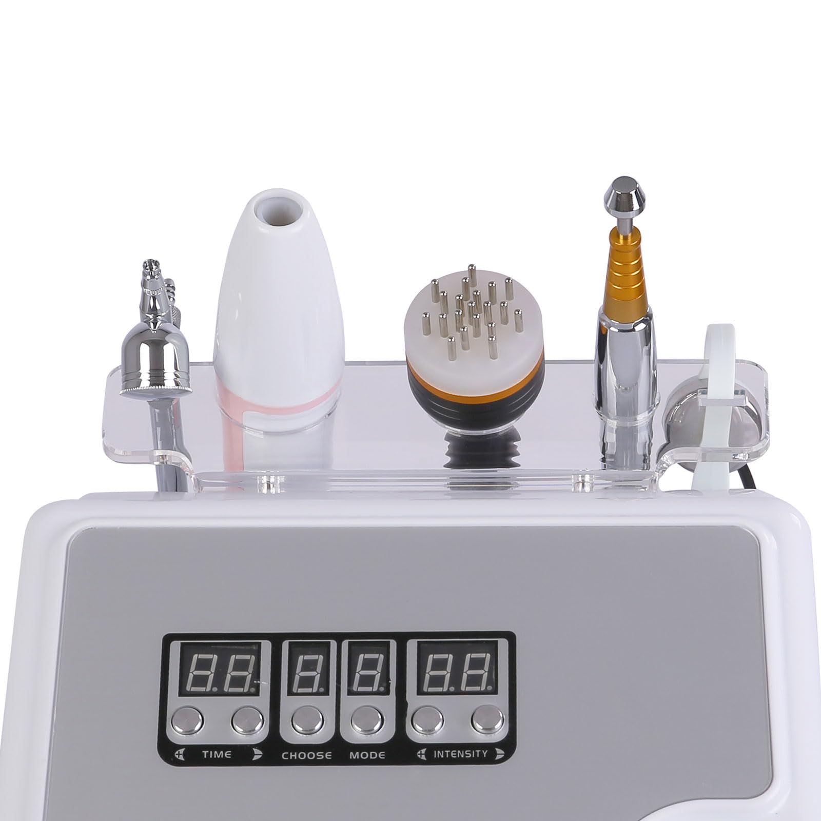 Professional Digital Microcurrent Scalp Massager - 110V Anti-Hair Loss Treatment Device with Spray Gun & Scalp Analyzer | Salon & Home Use for Hair Growth & Scalp Care