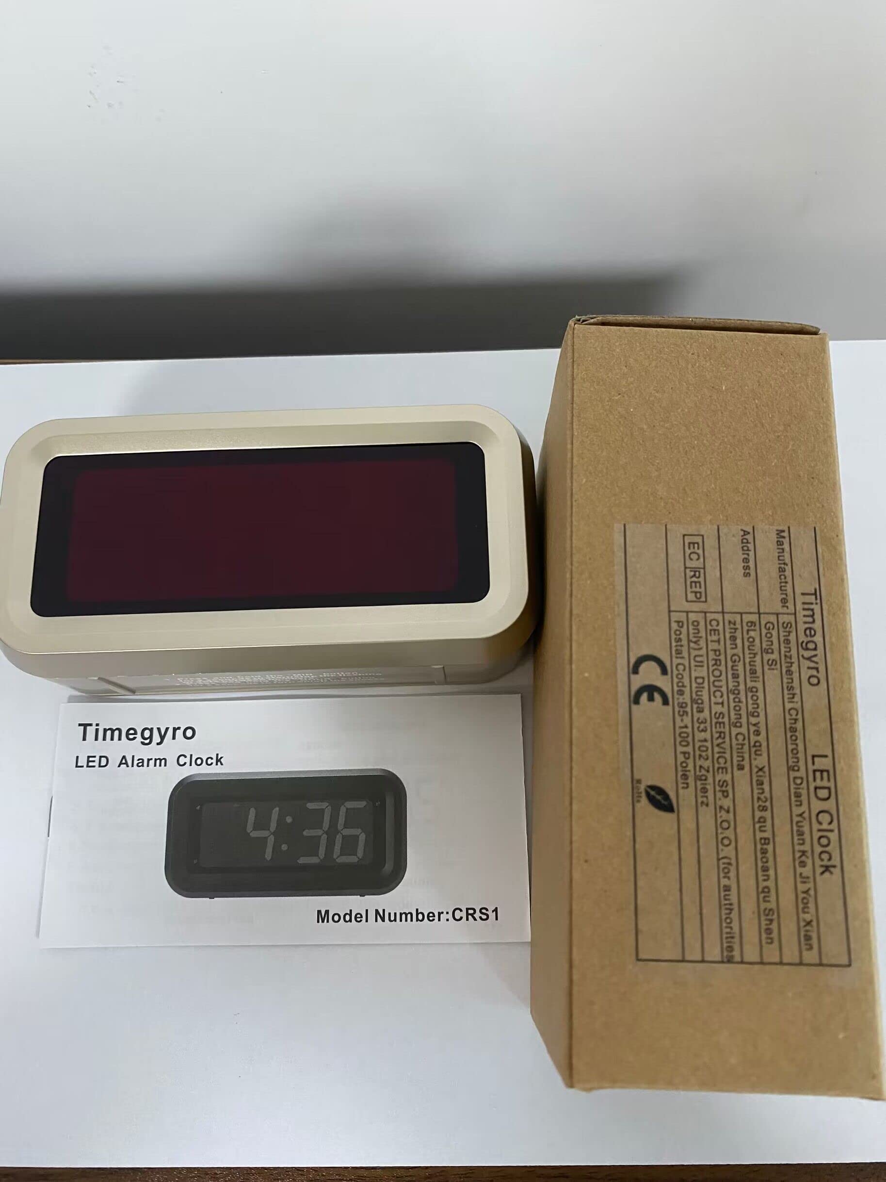 Battery Operated LED Digital Alarm Clock for Bedrooms - 3-Level Brightness Adjustable, Snooze Function, 12/24H Display - Perfect for Desk, Bedside, Table & Travel Use