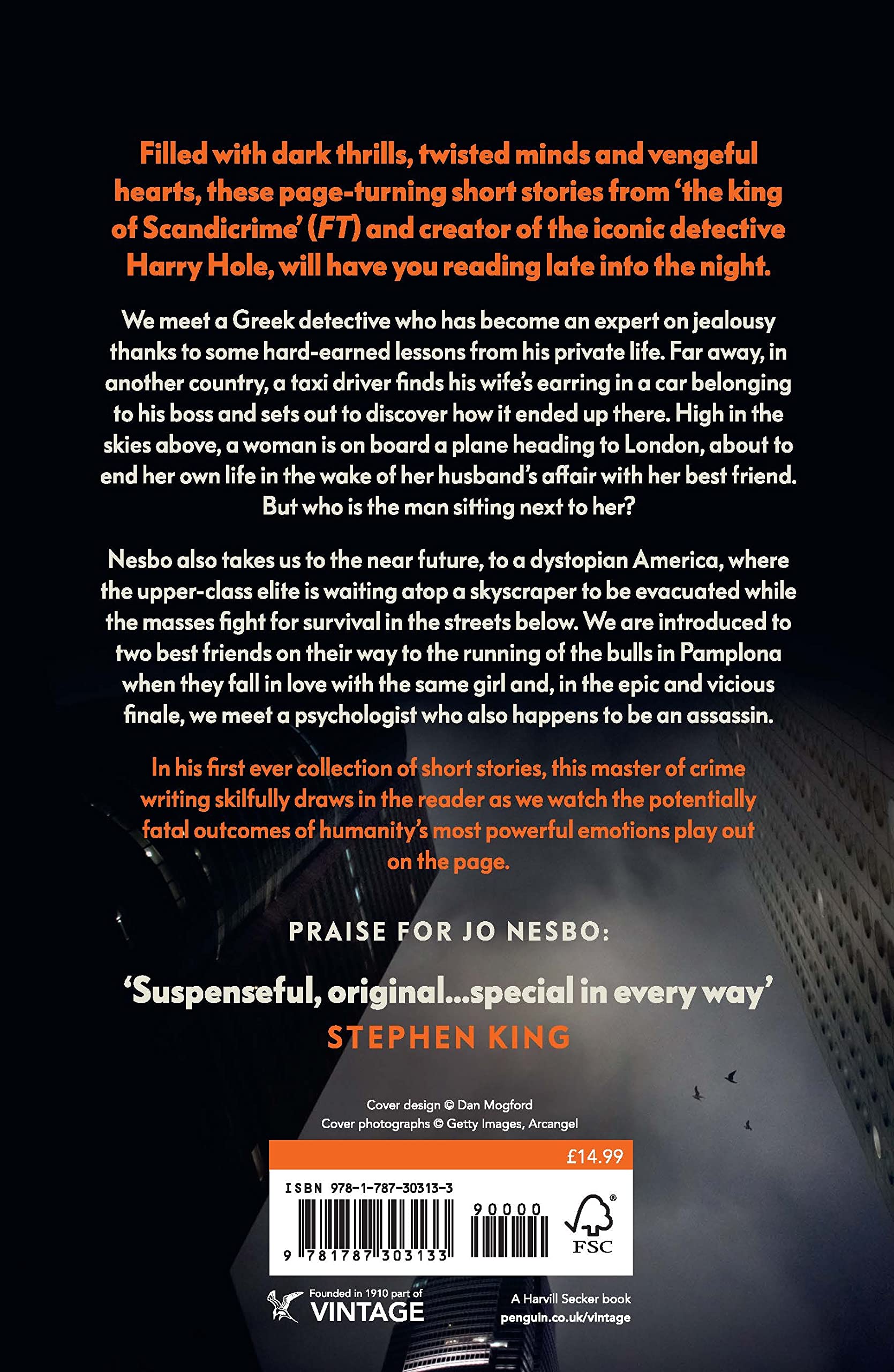 The Jealousy Man and Other Stories - Gripping Mystery Thriller Short Stories by Jo Nesbo - Perfect for Book Clubs & Nighttime Reading