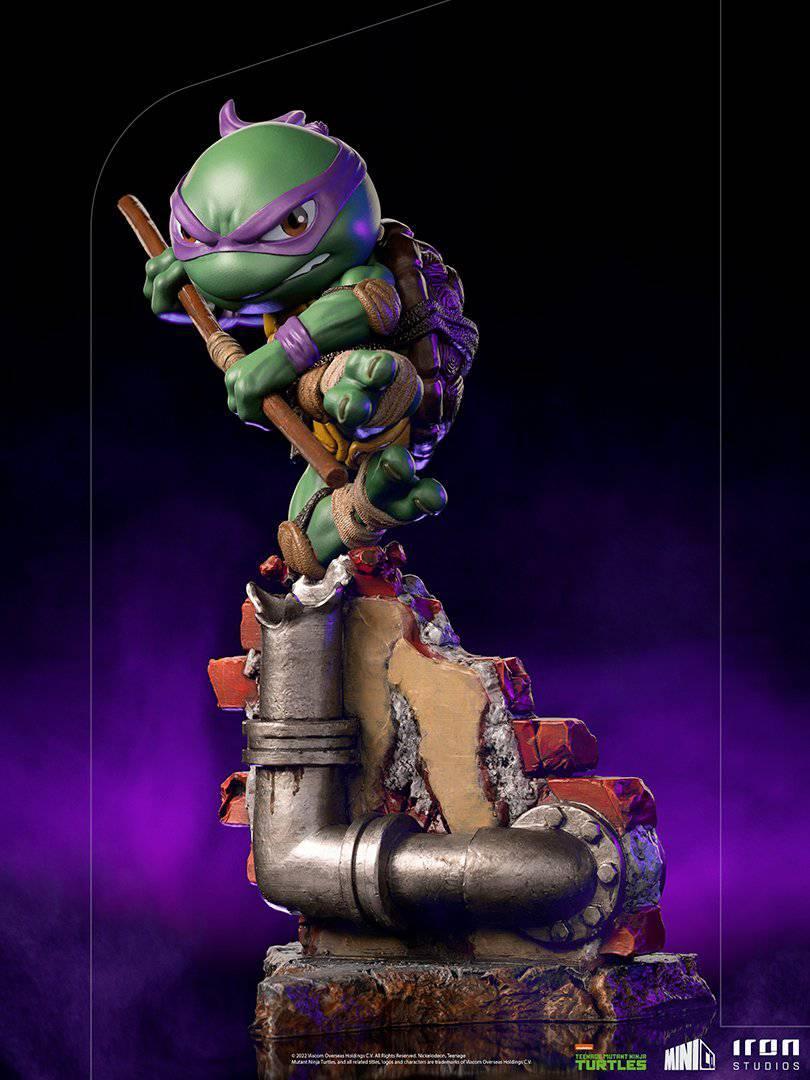 Iron Studios TMNT Donatello MiniCo Figure - Teenage Mutant Ninja Turtles Collectible Action Figure for Display & Gifts - Perfect for Comic Fans, Anime Lovers & Home Office Decor