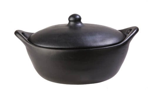 Authentic Chamba Traditional Collection 4-Piece Gift Set - Premium Black Clay Cookware for Home Chefs | Stovetop & Oven Safe | Handmade in Colombia | Perfect for Stews, Soups & Traditional Latin Cooking
