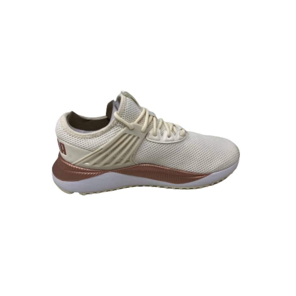 PUMA Pacer Future Lux Women's Running Shoes - Pristine/Rose Gold Size 10 B (M) | Lightweight Comfort for Jogging, Gym Workouts & Casual Wear