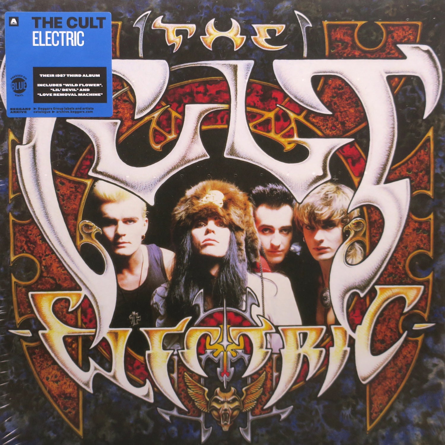 CULT 'Electric' BLUE Vinyl LP Record - Limited Edition Alternative Rock Music for Collectors & Audiophiles - Perfect for Home Listening, Gifts & Music Collections