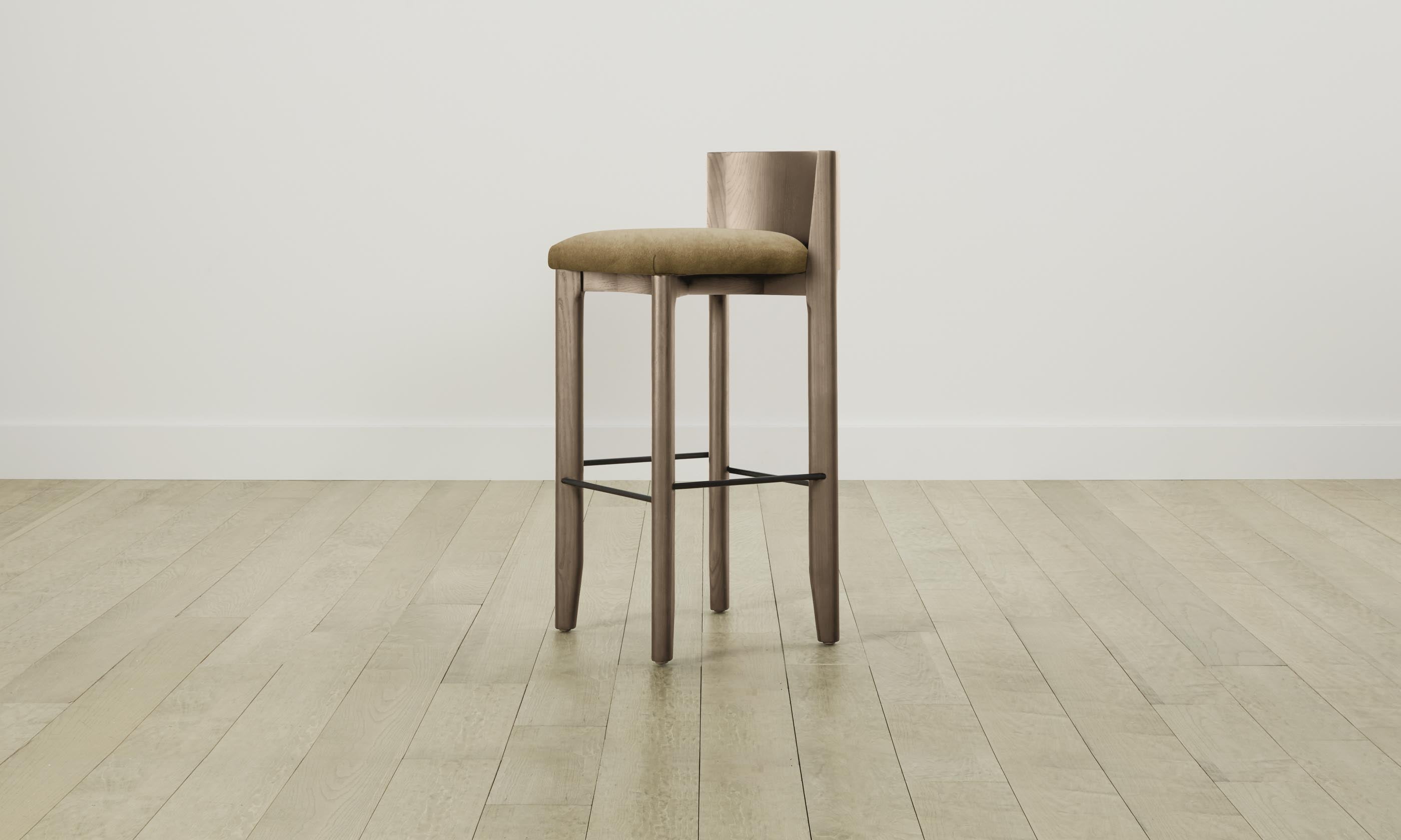 The Delancey Bar & Counter Stool - Performance Velvet Cider Upholstered Bar Stools for Kitchen Island, Breakfast Nook & Home Bar - Comfortable Modern Seating for Dining & Entertaining